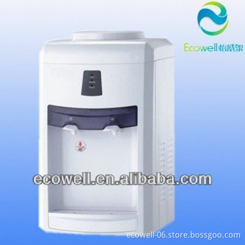 Desktop hot and cold water dispenser